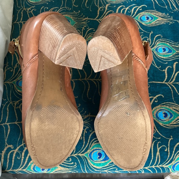 Aldo Naedia Ankle Boots (Cognac) - Picture 6 of 7